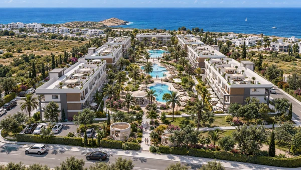 Caesar Breeze Phase 2 – vartotojo pateikta kurorto vizualizacija prie jūros, Šiaurės Kipras.