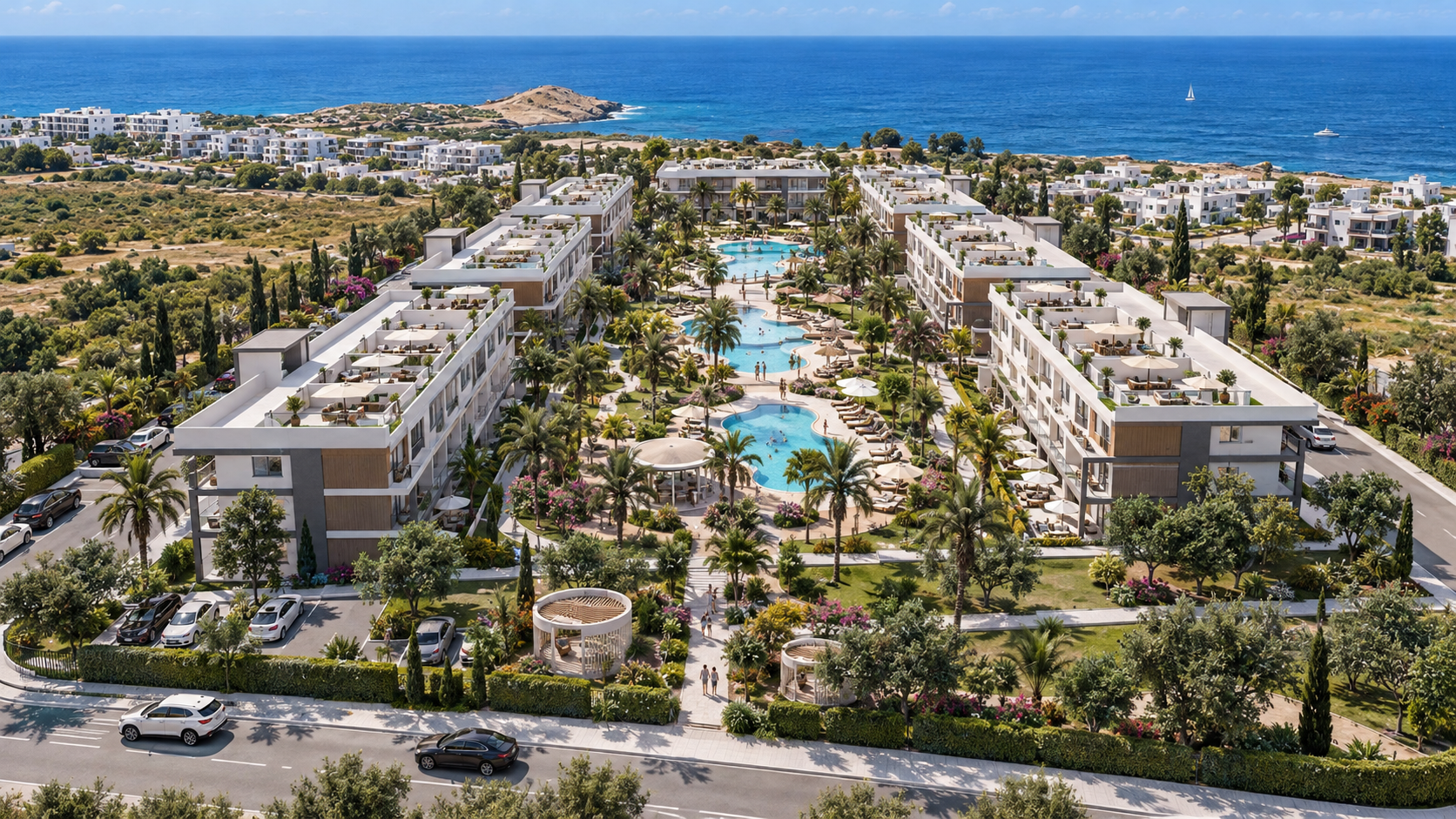 Studijos tipo apartamentai „Caesar Breeze“ – poilsis prie Viduržemio jūros su privačiu paplūdimiu