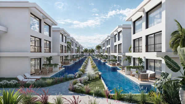 ramusis slėnis – Studijos tipo apartamentai, Šiaurės Kipras. Projekto vizualizacija