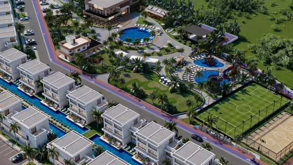 ramusis slėnis – Studijos tipo apartamentai, Šiaurės Kipras. Projekto vizualizacija
