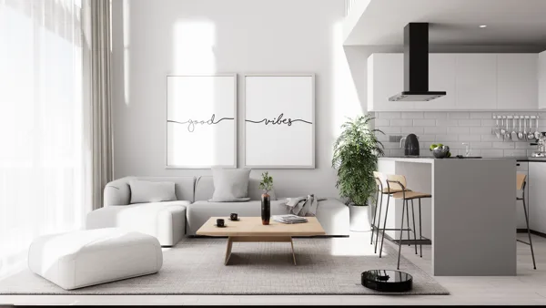 ramusis slėnis – 1+1 loft tipo apartamentai, Šiaurės Kipras. Būsto tipo vizualizacija