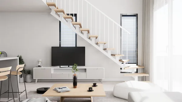 ramusis slėnis – 1+1 loft tipo apartamentai, Šiaurės Kipras. Būsto tipo vizualizacija