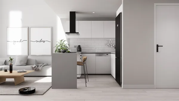 ramusis slėnis – 1+1 loft tipo apartamentai, Šiaurės Kipras. Būsto tipo vizualizacija