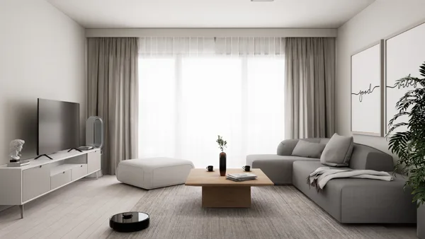 ramusis slėnis – Studijos tipo apartamentai, Šiaurės Kipras. Būsto tipo vizualizacija