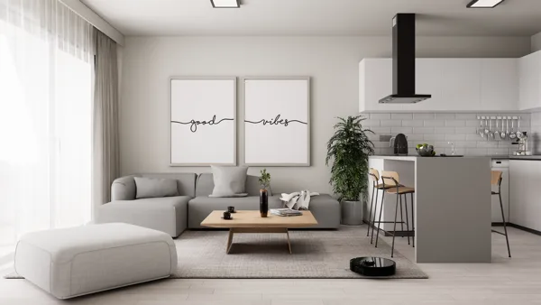 ramusis slėnis – Studijos tipo apartamentai, Šiaurės Kipras. Būsto tipo vizualizacija