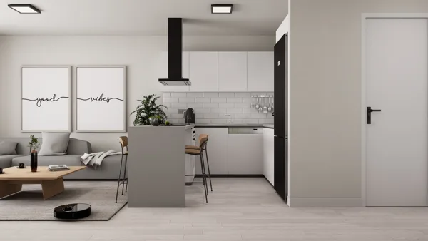 ramusis slėnis – Studijos tipo apartamentai, Šiaurės Kipras. Būsto tipo vizualizacija
