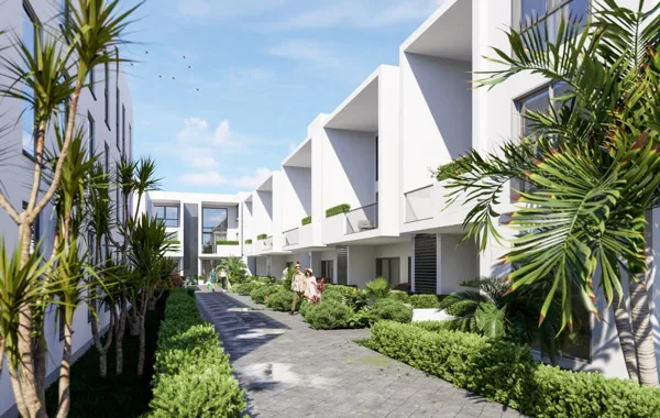 Vėjo Kryptis – 1+1 apartamentai, Šiaurės Kipras. Projekto vizualizacija
