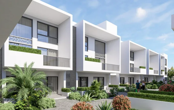 Vėjo Kryptis – 1+1 apartamentai, Šiaurės Kipras. Projekto vizualizacija