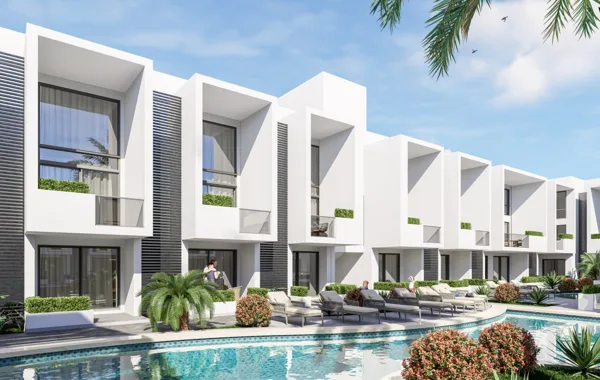 Vėjo Kryptis – 1+1 apartamentai, Šiaurės Kipras. Projekto vizualizacija
