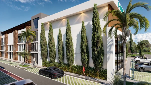Ateities Namai – Studijos tipo apartamentai, Šiaurės Kipras. Projekto vizualizacija