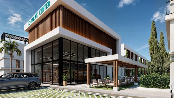 Ateities Namai – Studijos tipo apartamentai, Šiaurės Kipras. Projekto vizualizacija