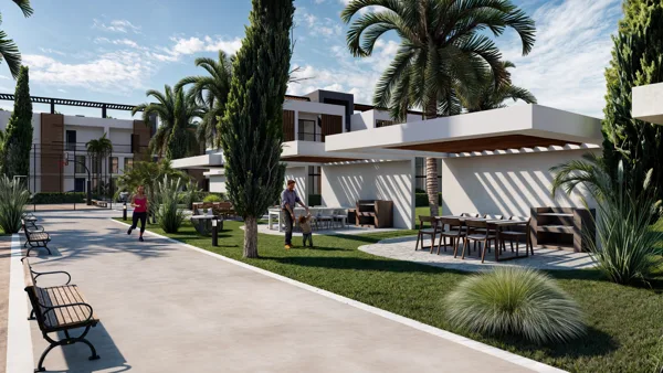 Ateities Namai – Studijos tipo apartamentai, Šiaurės Kipras. Projekto vizualizacija