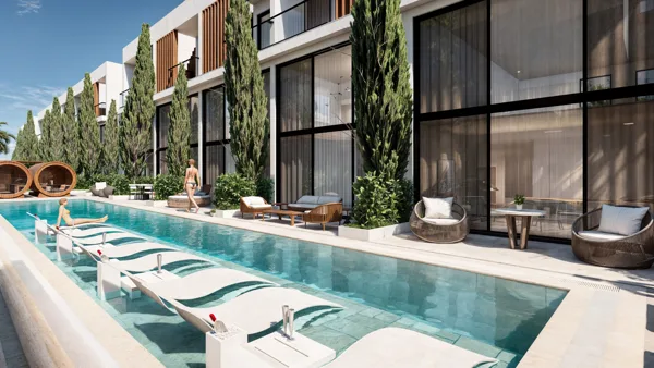 Ateities Namai – Studijos tipo apartamentai, Šiaurės Kipras. Projekto vizualizacija