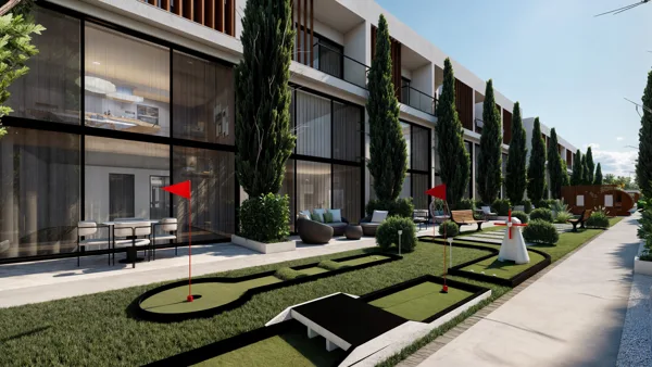 Ateities Namai – Studijos tipo apartamentai, Šiaurės Kipras. Projekto vizualizacija