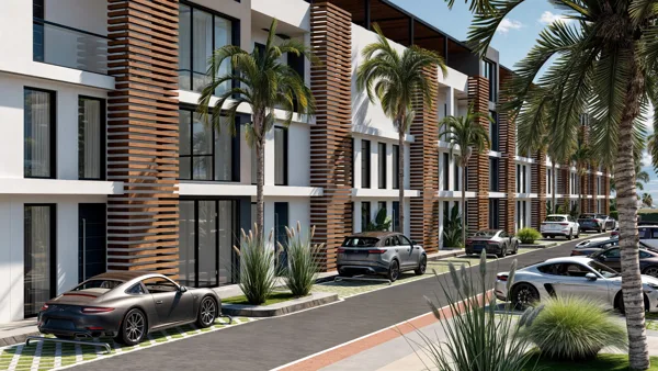 Ateities Namai – Studijos tipo apartamentai, Šiaurės Kipras. Projekto vizualizacija