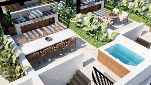 Ateities Namai – Studijos tipo apartamentai, Šiaurės Kipras. Būsto tipo vizualizacija