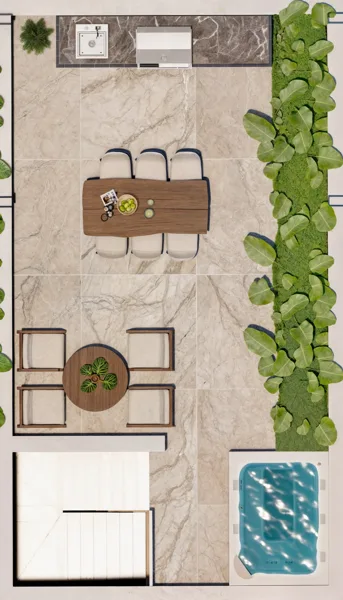 Ateities Namai – Studijos tipo apartamentai, Šiaurės Kipras. Būsto tipo vizualizacija