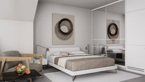 Ateities Namai – Studijos tipo apartamentai, Šiaurės Kipras. Būsto tipo vizualizacija