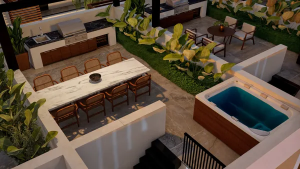 Ateities Namai – Studijos tipo apartamentai, Šiaurės Kipras. Būsto tipo vizualizacija