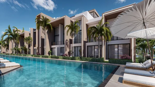 Žaliasis horizontas – 1+1 loft tipo apartamentai, Šiaurės Kipras. Projekto vizualizacija