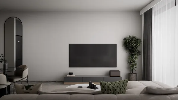 Žaliasis horizontas – Studijos tipo apartamentai, Šiaurės Kipras. Būsto tipo vizualizacija