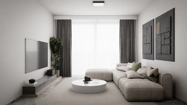 Žaliasis horizontas – Studijos tipo apartamentai, Šiaurės Kipras. Būsto tipo vizualizacija
